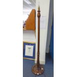 EARLY 20TH CENTURY STANDARD LAMP WITH REEDED COLUMN