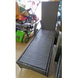 OUTSUNNY RATTAN EFFECT SUN LOUNGERS