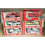 SIX POLISTIL MODEL CARS INCLUDING TALBOT SUNBEAM LOTUS, X 2, OPEL ASCONA, BMW M1 PRO,