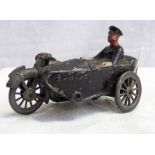 JOHN HILL & CO POLICE MOTOR CYCLE AND SIDECAR