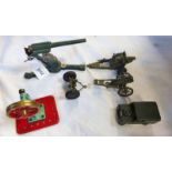 SELECTION OF BRITAINS AND ASTRA FIELD ARTILLERY GUNS AND OTHERS