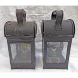 2 RAILWAY LAMPS,