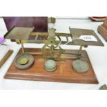 SET OF POSTAL SCALES & WEIGHTS MANUFACTURED BY S.