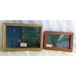 TWO CASES WITH CONTENTS OF VARIOUS FLIES - 2 -