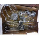 KITCHENALIA LARGE WHISKS AND MIXERS IN ONE BOX