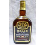 1 BOTTLE BELL'S 20 YEAR OLD ROYAL RESERVE BLENDED SCOTCH WHISKY - 75CL,