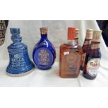 BELLS ROYAL RESERVE 20 YEAR OLD DECANTER, BENNACHIE ABERDEEN FC 12 YEAR OLD FOUNDERS EDITION,