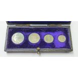 1903 EDWARD VII CASED MAUNDY SET