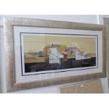 FRAMED PICTURE - 37 X 89 CMS