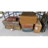 SELECTION OF VARIOUS SUITCASES