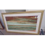 LARGE GILT FRAMED PICTURE OF SEA SCAPE