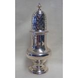 SILVER BALUSTER SUGAR CASTER, LONDON 1958, BY C.J. VANDER CTD.