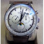 A ZENITH EL PRIMERO HELIOS CHRONOGRAPH WRISTWATCH,