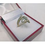 9CT GOLD SNAKE RING