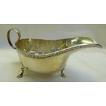 SILVER SAUCE BOAT,