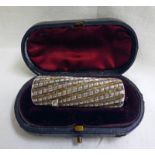 SILVER SCENT BOTTLE BY SAMUEL MORDAN IN FITTED CASE,