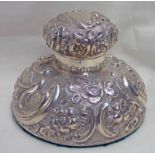 SILVER INKWELL LONDON 1899