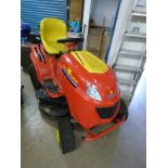 WOLF GARTEN BLUE POWER RIDE ON MOWER (SOLD AS FOUND)