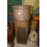 POTTERY CHIMNEY POT 108CM TALL