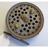 HARDYS 3 1/2" "EUREKA" FLY REEL Condition Report: Reel spins but no clicking noise.