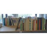 SELECTION OF VARIOUS BOOKS OVER 1 SHELF