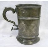 VICTORIAN PEWTER IMPERIAL TANKARD