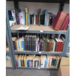 SELECTION OF VARIOUS BOOKS OVER 3 SHELVES