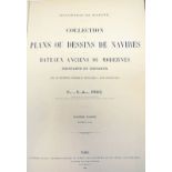 SOUVENIRS DE MARINE COLLECTION DE PLANS OU DESSING DE NAVIRES ET DE BATEAUX AUCIENS OU MODERUES PAR