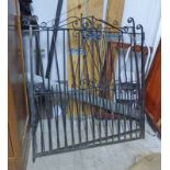 PAIR OF METAL GARDEN GATES