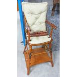 19TH CENTURY MAHOGANY CHILD'S CHAIR