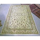 DUNELM MILL CREAM ORIENTAL RUG 160 X 230CM