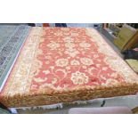 RED GROUND ZIEGLER RUG 190 X 140 CM