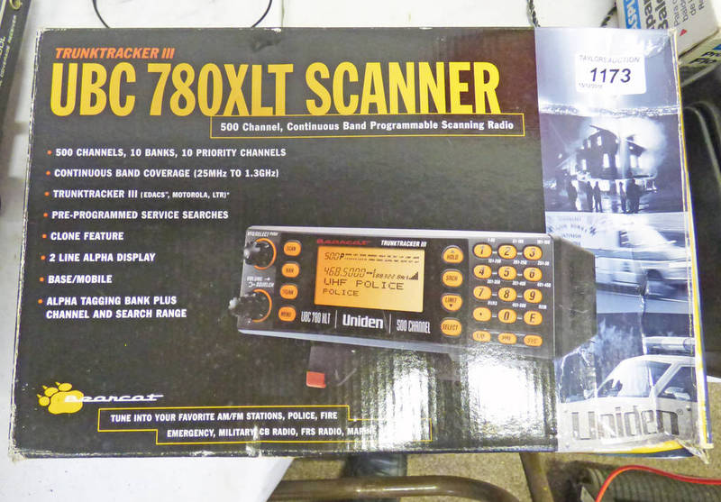 TRUNK TRACKER III UBC 780XLT SCANNER IN BOX