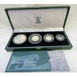 BRITANNIA SILVER PROOF COLLECTION 2003 4 COINS