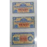 3 THE UNION BANK OF SCOTLAND LIMITED £1 NOTES: 1 X MAY 1938,