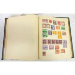 1 ALBUM OF VARIOUS STAMPS TO INCLUDE A PENNY BLACK, PENNY REDS,