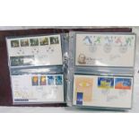 1 ALBUM OF VARIOUS FIRST DAY COVERS FROM 1990 - 1995 TO INCLUDE GOLD, TOLKEIN CENTENARY,