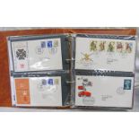 1 ALBUM OF VARIOUS FIRST DAY COVERS FROM 1981-1986 TO INCLUDE BUTTERFLIES, ARTHURIAN LEGEND,