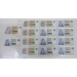 14 CLYDESDALE BANK PLC NOTES TO INCLUDE 4 200TH ANNIVERSARY OF ROBERT BURNS EACH WITH A DIFFERENT