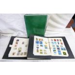 2 FOLDERS OF VARIOUS FRENCH MOUNTED STAMPS AND 1 FOLDER OF VARIOUS GREAT BRITAIN STAMPS