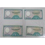 4 NATIONAL COMMERCIAL BANK OF SCOTLAND LIMITED £5 NOTES: 3 X SEPTEMBER 1959 & 1 X JANUARY 1961