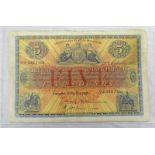 THE UNION BANK OF SCOTLAND LIMITED £5 NOTE: SEPTEMBER 1941 - NO.