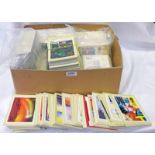 LARGE SELECTION OF VARIOUS POST OFFICE POSTCARDS REPRODUCED FROM STAMPS FROM THE 1970'S AND 80'S TO