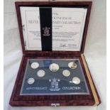 ANNIVERSARY COLLECTION 7 COIN SET 1996