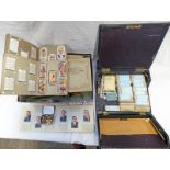 SELECTION OF CIGARETTE CARDS IN ALBUM & LOOSE