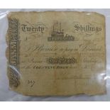 STORNAWAY 1823 TWENTY SHILLINGS,