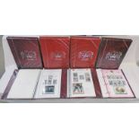 7 ALBUMS OF ROYAL EVENTS MINT STAMPS