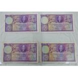 4 PURPLE THE COMMERCIAL BANK OF SCOTLAND LTD £5 NOTES:N 1 X JANUARY 1951,