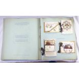 1931 THE "VICTORIA" PRIVATE CHRISTMAS GREETING CARDS ALBUM