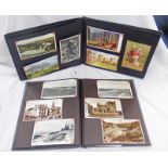 2 POSTCARD ALBUMS TO INCLUDE TOMINTOUL, CULLODEN MOOR, LOCH AWE,